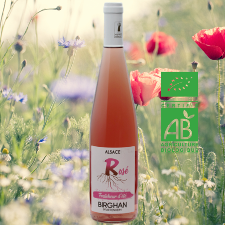 Rosé fraîcheur d'été bio (75cl)