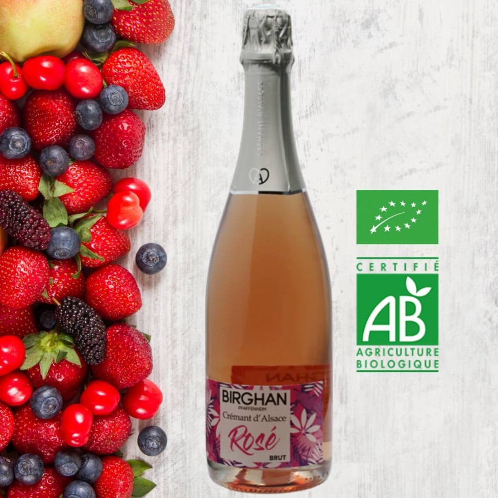 Crémant d'alsace - brut - rosé (75cl)