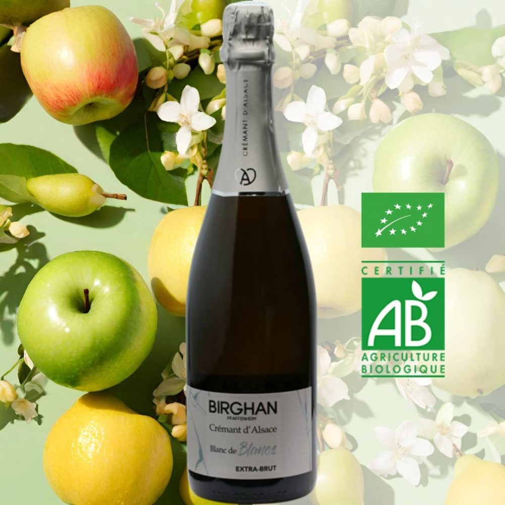 Crémant d'alsace - extra brut - blanc de blanc (75cl)