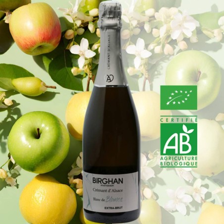 Crémant d'alsace - extra brut - blanc de blanc (75cl)